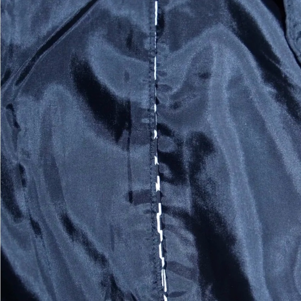 Women's Lightweight Coat SZ 6 Black White Geometric Fully Lined Jacket/coat - Picture 7 of 8